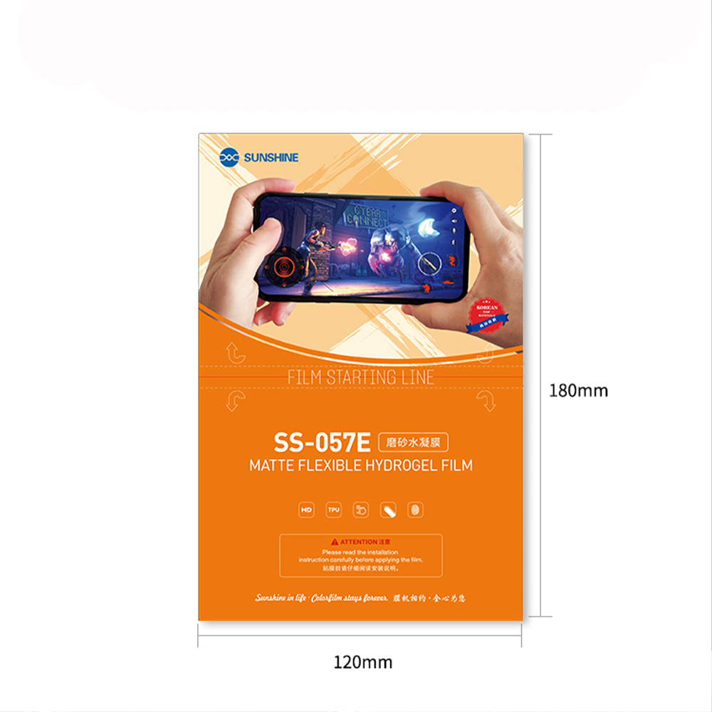 Flexible Tpu Film - SUNSHINE SS-057E Matte Flexible TPU Hydrogel