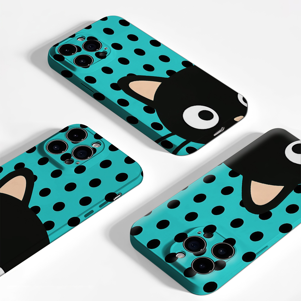 Turquoise Polka Dot Cat Phone  - Apple Iphone 15 Pro Max 评论和价格