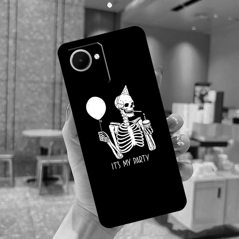 Funny Skeleton Skull Art Case  - Realme C67 评论和价格
