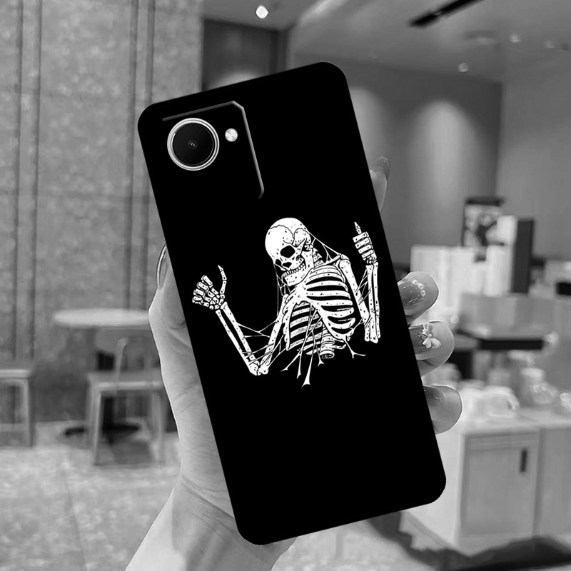 Funny Skeleton Skull Art Case  - Realme C67 评论和价格