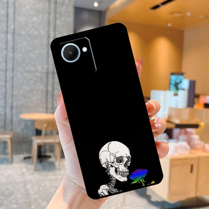 Funny Skeleton Skull Art Case  - Realme C67 评论和价格